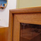 Vintage Wk Möbel Vitrinekast Vitrine Kast Kastje Highboard thumbnail 4
