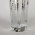 Driekantige Helderglazen "Spijkervaas" - Ontwerp Floris Meydam - 1956 - Uitvoering Glasfabriek Le thumbnail 3
