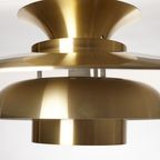 Brass Pendant Light, Denmark 1980s thumbnail 4