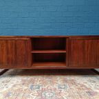 Vintage Palissander Lowboard, Deens Design Van Mørke Møbelfabrik, Jaren 60 thumbnail 8
