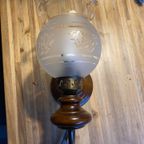 Vintage Wandlamp Met (Melk)Glazen Kap thumbnail 9