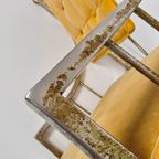 Unieke Set Eetkamer- En Loungestoelen In Mid-Century Stijl – Verguld, Gemaakt Tussen 1940-1948 thumbnail 10