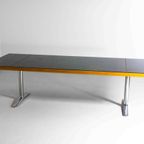 Vintage Mid-Century Grote Knoll Bureau In Leder Door Warren Platner, 1973 thumbnail 2