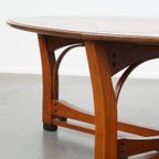 Ovale Schuitema Salontafel Uit De Jugendstil/ Art Nouveau Design Serie Met Mooie Patronen thumbnail 8