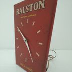 Vintage Ralston Reclame Wandklok thumbnail 2