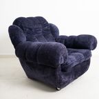 Vintage Fauteuil "Cloud" In Ribfluweel thumbnail 10