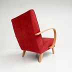 Gerenoveerde Jindrich Halabala Fauteuil, 1950’ thumbnail 10