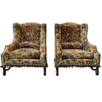 Set Van 2 Vintage Eenzitten / Clubzetels / Fauteuils thumbnail 11