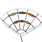 Tiffany Stijl - Wandlamp - Glas - Lood - 3E Kwart 20E Eeuw thumbnail 5