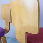 Pair Of Plywood Chairs By Cor Alons 1950'S. thumbnail 4