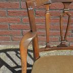 Klassieke Georgiaaanse Stijl Mahoniehouten Stoeltjes 3 Stuks thumbnail 8