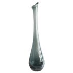Grote Murano Vaas Zwart/wit/transparant, Jaren '70. thumbnail 4