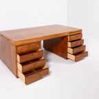 Monumental Danish Modern Executive Desk From C.b. Hansens Etabl., 1960’s thumbnail 11
