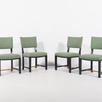 Set Of 4 Chairs / Eetkamerstoel / Stoel From Otto Schulz, 1940’S Sweden thumbnail 2