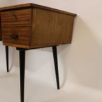 Mid-century Vintage Bureautje – Jaren ’60 – Teak – Design Bureau / Schrijftafel / Retro Meubel thumbnail 4