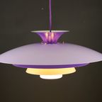 Geweldig Uitziende Paars, Zalm En Roze Gelakte Deense Designlamp - Xl-Model - Formlight - Denemar thumbnail 10