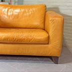 Vintage Design Leren Xl Fauteuil Loveseat, Machalke, Cognac thumbnail 6