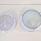6 Lug Buiten Wandlamp Satela Iii - Ip54 Slagvast Wit Metaal thumbnail 5