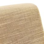 Vintage Linnen Fauteuil Beige thumbnail 10