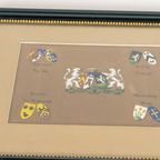 Heraldiek - Familiewapens - Hogermaard Van Tets - Heeneman Van Wolfswinkel - De Tille Vaillant - thumbnail 3