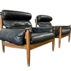 Set Van 2 Vintage Zweedse Fauteuils /eenzitten Eric Merthen thumbnail 5