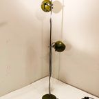 Vintage Green Eye Ball Floor Lamp By Herda, The Netherlands , 1960S thumbnail 2