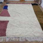 Handgeweven Marokkaanse Berber Tapijt - Kleurrijk Modern Blokpatroon (300X250 Cm) thumbnail 18