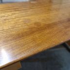 Vintage Teakhouten Bureau Jaren 50 Jaren 60 Design Bureau thumbnail 10