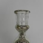 Set Van 2 Kwikzilveren Kandelaars, Rond 1900 (armeluiszilver) thumbnail 10