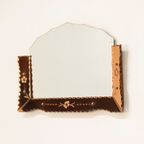 Art-deco Spiegel Roze thumbnail 4