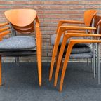 6 X Memphis Stijl Stoelen thumbnail 5