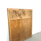 Vintage Doek Schilderij Met Houten Lijst, Wanddecoratie thumbnail 10