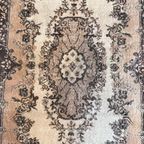 Bruin En Roze Vintage Yuruk Vloerkleed 112 X 207 Cm thumbnail 3