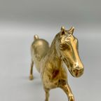 Vintage Massief Messing Paard 60's thumbnail 8