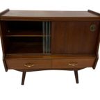 Vintage Kastje Compact Dressoir Jaren 60 Teak Fineer thumbnail 10
