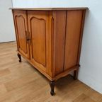 Vintage Queen Ann Schoenenkastje Halkastje Wandkastje Schoenenkast. thumbnail 6