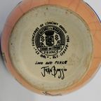 Bolvaasje ''Le Bal'' Van Jean Boggio Voor Emaux Longwy, Jaren 90 thumbnail 8