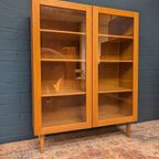 Vintage Eiken Vitrinekast, Deens Design thumbnail 3