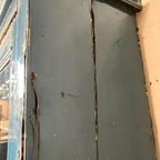 Brocante Blauwe Kast / Vitrinekast thumbnail 17