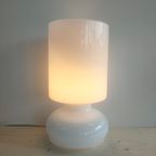 Lykta Bureau Of Slaapkamerlamp Wit (Ikea, Jaren 90). thumbnail 3