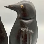 Set Vintage Metalen Pinguïns Zwart Handgemaakt thumbnail 8