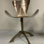 2 Unieke Vintage Super Stoere Stalen Design Stoelen thumbnail 4