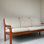 Vintage Teak Houten Bank Van dyrlund thumbnail 4