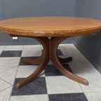 Round Wood Coffee Table 1960S thumbnail 9