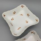 Set Schalen Bavaria Oranje Bloemmotief 2 Stuks thumbnail 6