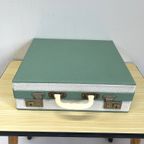 Groene Vinyl Koffer Lp Suitcase Seventies thumbnail 2