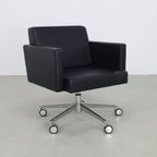 2X Lounge Chair On Wheels In Leather By Poltrona Frau thumbnail 4