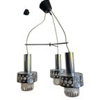 Vintage Chromen Seventies Hanglamp/ Luster thumbnail 2