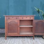 Art Deco Kastje Eiken Commode Wastafelkastje thumbnail 8