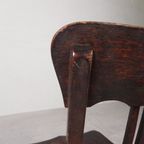 Eiken Bureaustoel, Atelierstoel, In Hoogte Verstelbaar, Jaren 30 thumbnail 24